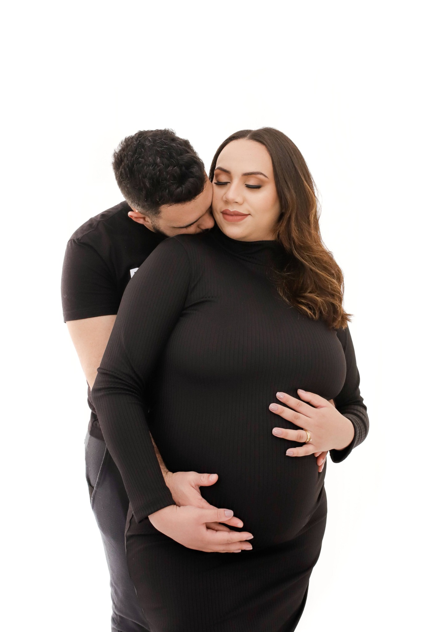 Gabriela com o marido